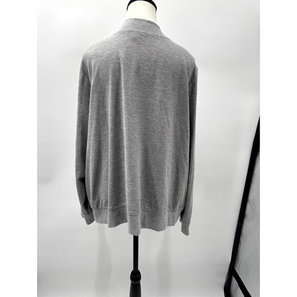 Torrid Cardigan Sweater Women's 3 Heather Gray Rayon Stretch Tight Knit Full Zip - Picture 3 of 6